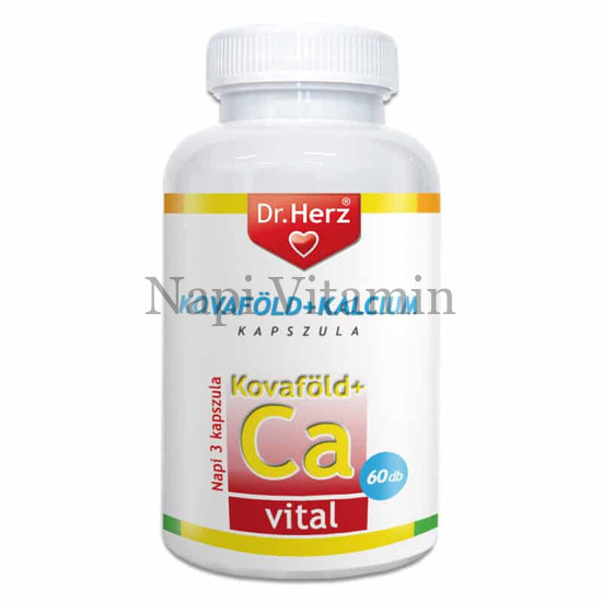 Dr. Herz Kovaföld + Kalcium + C-vitamin kapszula 60x
