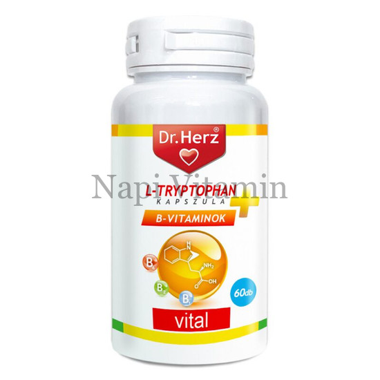Dr. Herz L-Tryptophan+B-vitaminok kapszula 60x