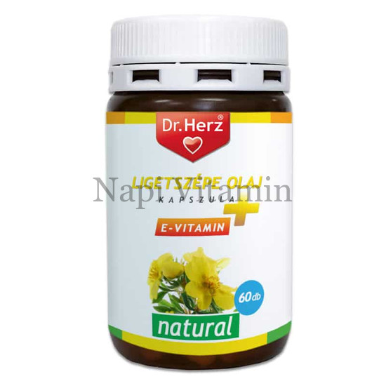 Dr. Herz Ligetszépe olaj + E-vitamin kapszula 60x