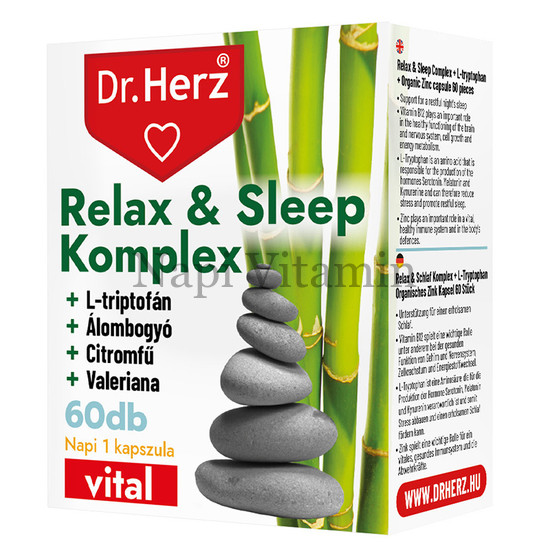 Dr. Herz Relax & Sleep Komplex kapszula 60x