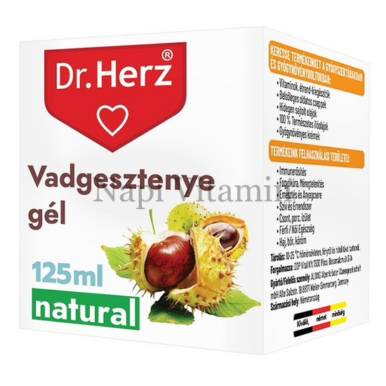 Dr. Herz Vadgesztenye gél 125ml
