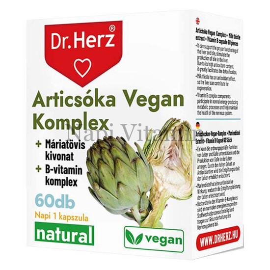Dr. Herz Articsóka vegán komplex kapszula 60x
