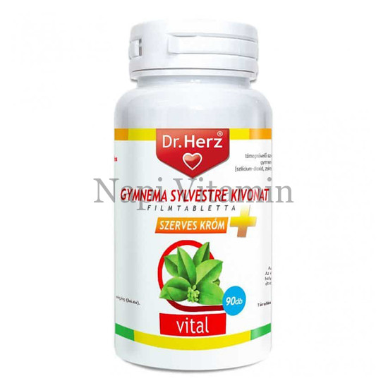 Dr. Herz Gymnema Sylvestre + Szerves króm tabletta 90x