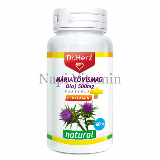Dr. Herz Máriatövis magolaj kapszula 60x