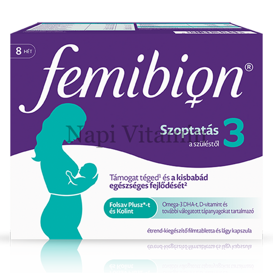 Femibion 3 Szoptatás filmtabletta és kapszula 56x+56x Femibion 3 Szoptatás filmtabletta és kapszula 56x+56x