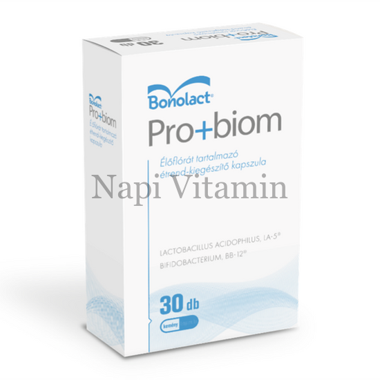 Bonolact Pro+Biom étrendkiegészítő kapszula 30x