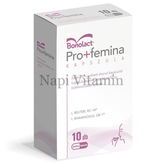 Bonolact Pro+Femina étrendkiegészítő kapszula 10x