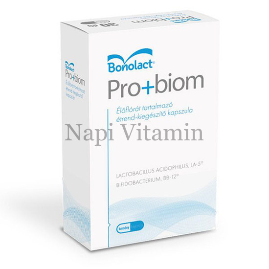 Bonolact Pro+Biom élőflórát tartalmazó kapszula 20x