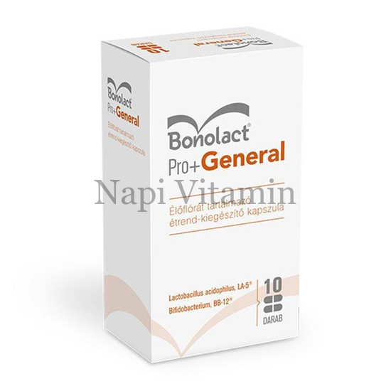 Bonolact Pro+Generál étrendkiegészítő kapszula 10x Bonolact Pro+Generál étrendkiegészítő kapszula 10x