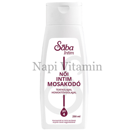 Sába Intim Női mosakodó teafa és homoktövis olajjal 250ml