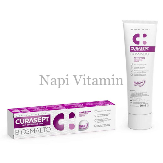 Curasept Biosmalto fogkrém érzékeny fogakra 75ml