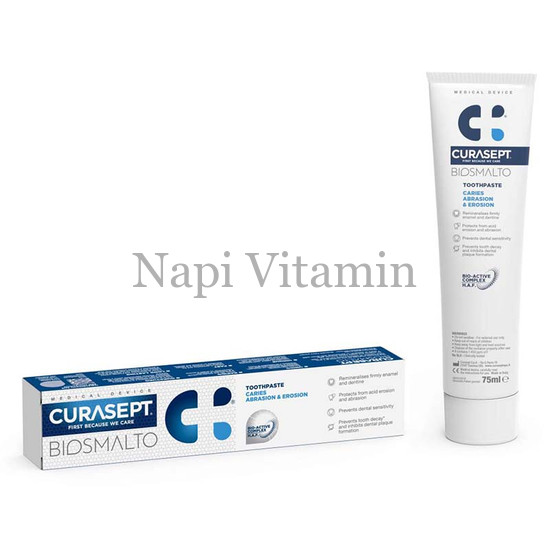 Curasept Biosmalto fogkrém fogszúvasodás ellen 75ml