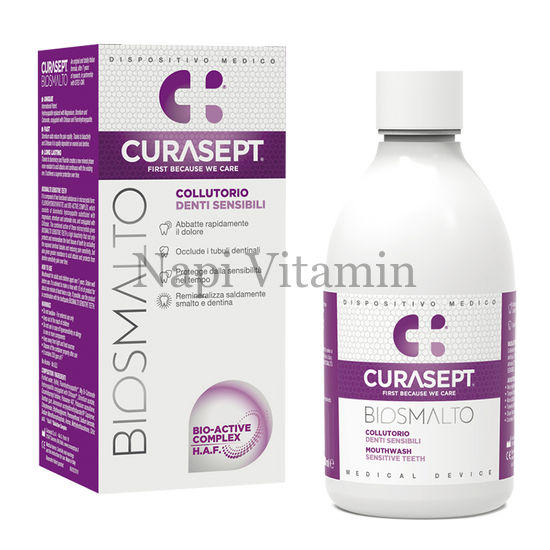 Curasept Biosmalto szájöblögető érzékeny fogakra 300ml