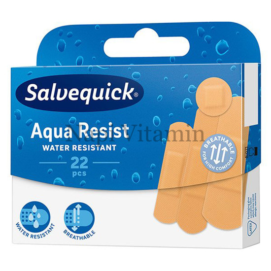 Salvequick Aqua Resist vízálló ragtapasz 22x