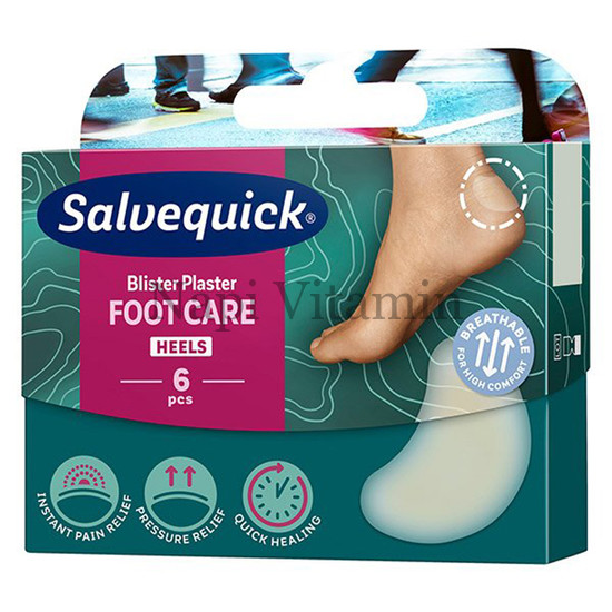 Salvequick Blister Plaster Medium sarok ragtapasz vízhólyagra 6x