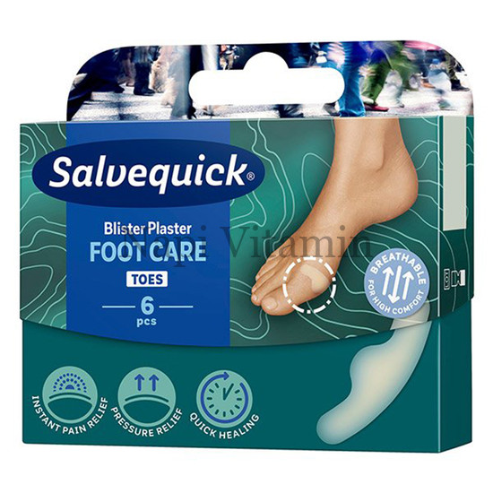 Salvequick Blister Plaster Small lábujj ragtapasz vízhólyagra 6x