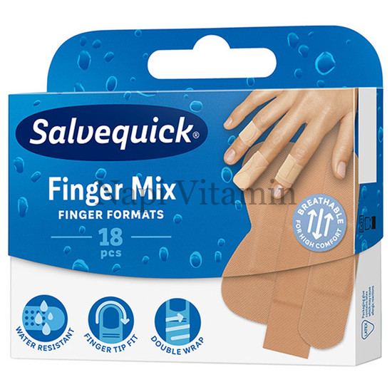 Salvequick Finger Mix ragtapasz 18x