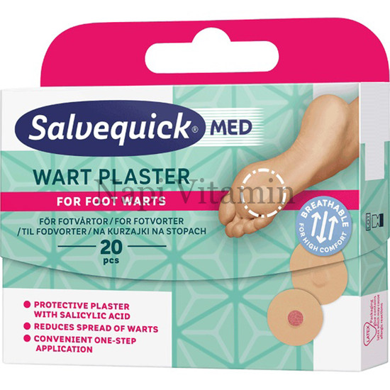 Salvequick Med szemölcstapasz 20x
