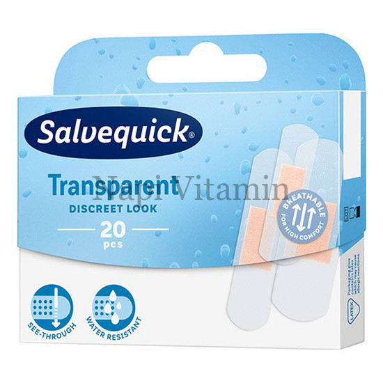 Salvequick Transparent átlátszó ragtapasz 20x