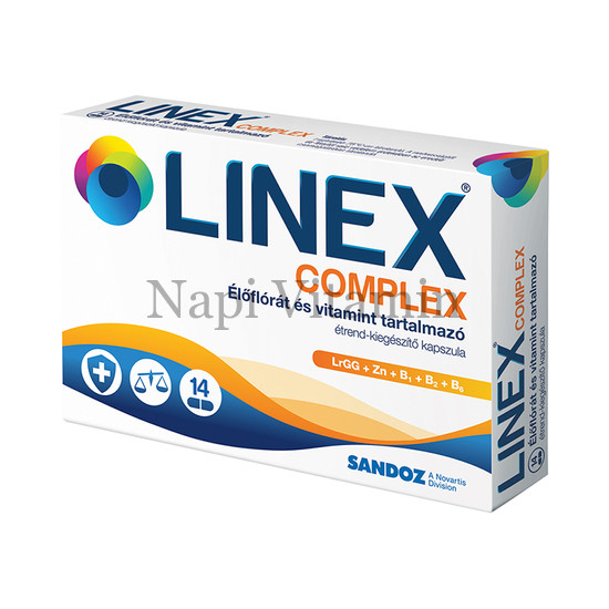 Linex Complex élőflórát tartalmazó kapszula 14x