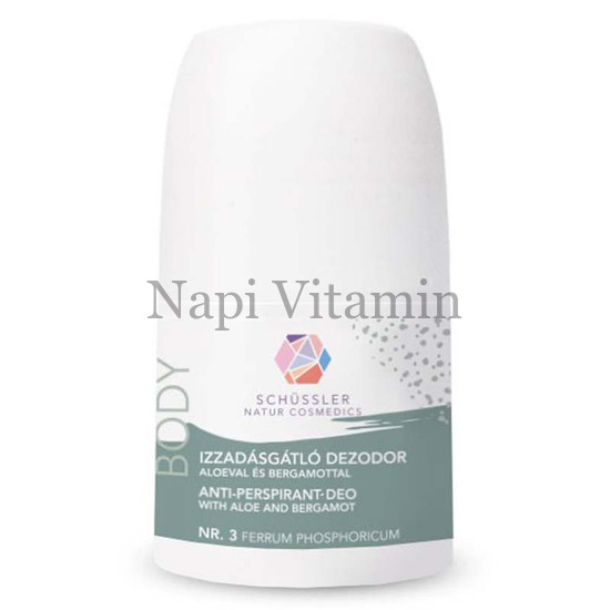 Schüssler Natur deo Aloeval és Bergamottal 50ml