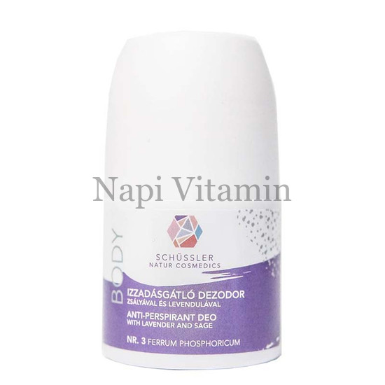 Schüssler Natur deo Zsályával és Levendulával 50ml