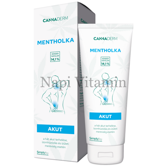 Cannaderm Mentholka Akut hűsítő masszázskrém 125ml