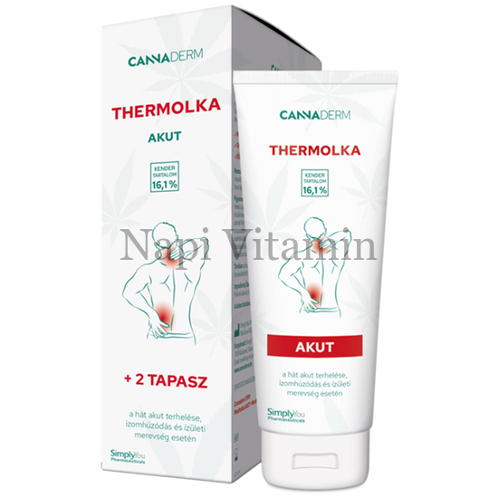 Cannaderm Thermolka Akut melegítő masszázskrém 125ml