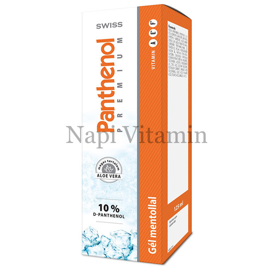 Swiss Panthenol Prémium bőrápoló gél mentollal 125ml