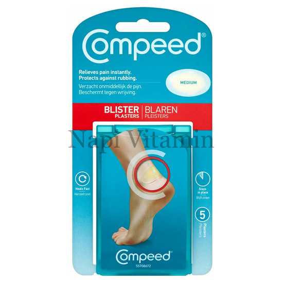Compeed vízhólyagtapasz közepes 5x