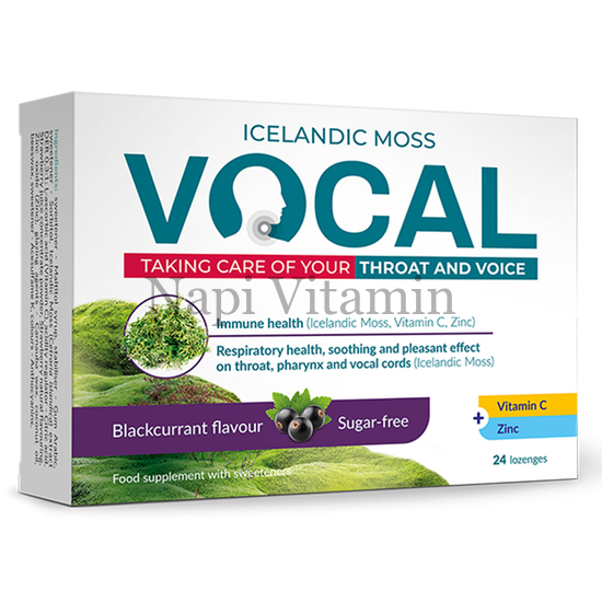 Vocal szopogató tabletta feketeribizli 24x