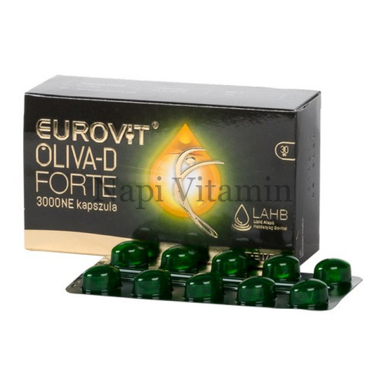 Eurovit Oliva-D Forte 3000 NE kapszula 30x
