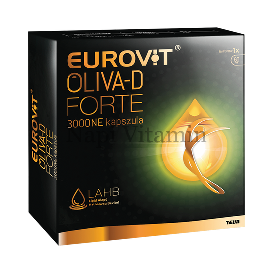 Eurovit Oliva-D Forte 3000 NE kapszula 60x