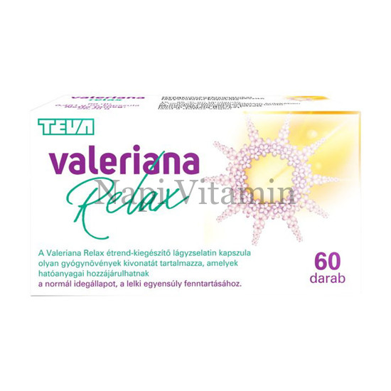 Valeriana Relax lágyzselatin kapszula 60x