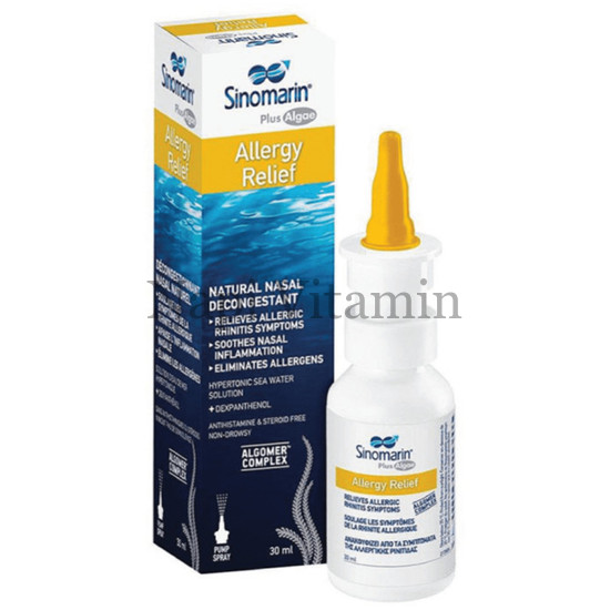 Sinomarin Alga Plusz Antiallergia tengervizes orrspray 30ml