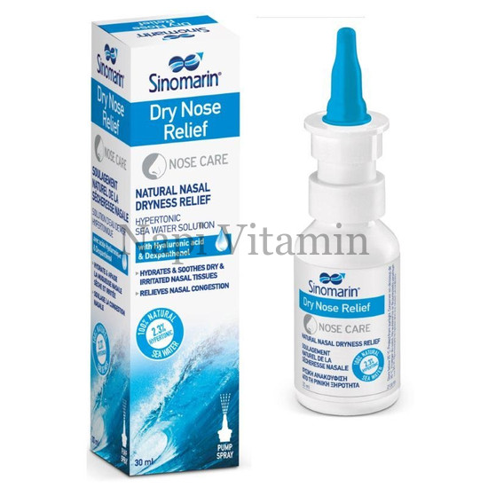 Sinomarin Dry Nose Orrspray Orrszárazság Ellen 30ml