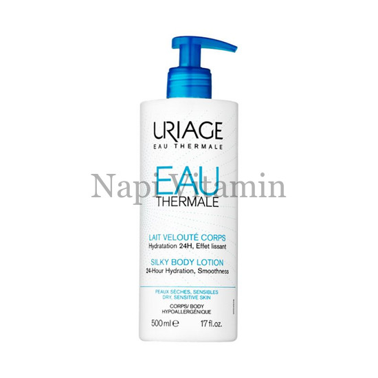 Uriage Eau Thermale Silky Body hayluronsavas testápoló tej 500ml