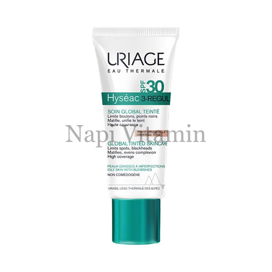 Uriage Hyséac 3 Regul krém színezett SPF30 40ml