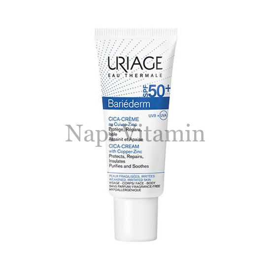 Uriage Bariéderm Cica Cu-Zn krém SPF50+ 40ml