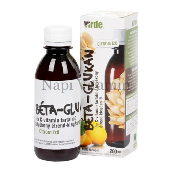 Virde Béta-glukan C-vitaminnal szirup 200ml