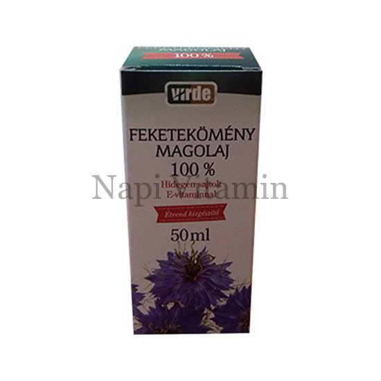 Virde Feketekömény magolaj 100% E-vitaminnal 50ml