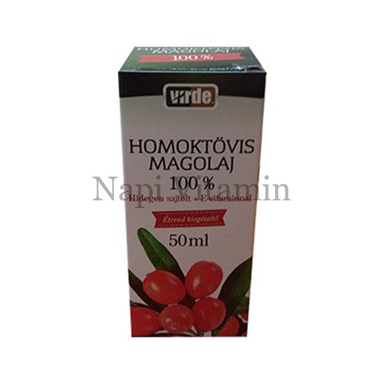Virde Homoktövis magolaj 100% E-vitaminnal 50ml