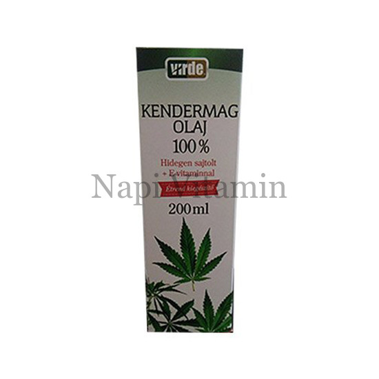 Virde Kendermagolaj 100% E-vitaminnal 200ml