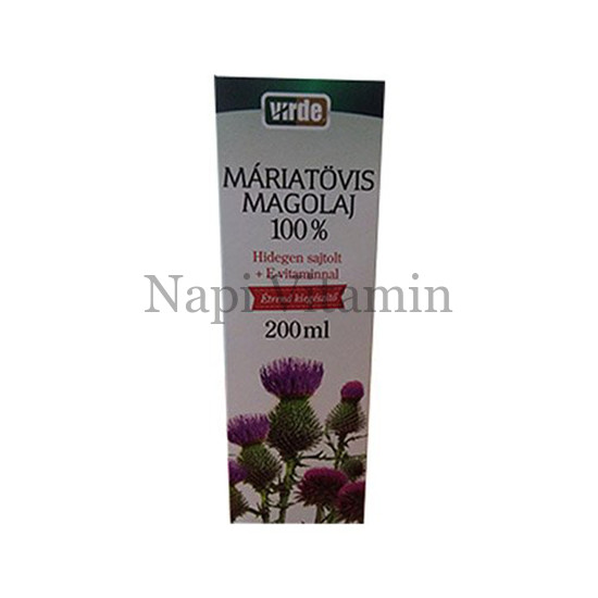 Virde Máriatövis magolaj 100% E-vitaminnal 200ml