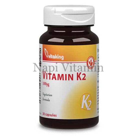 Vitaking K2-vitamin 90µg kapszula 30x