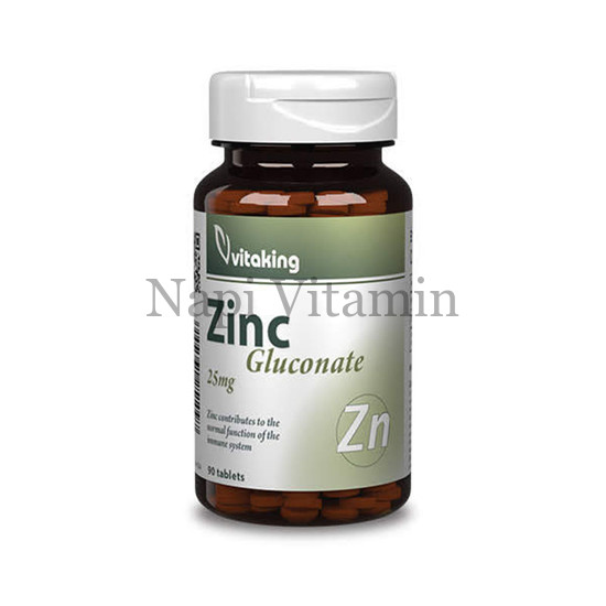 Vitaking Cink Gluconate 25mg tabletta 90x