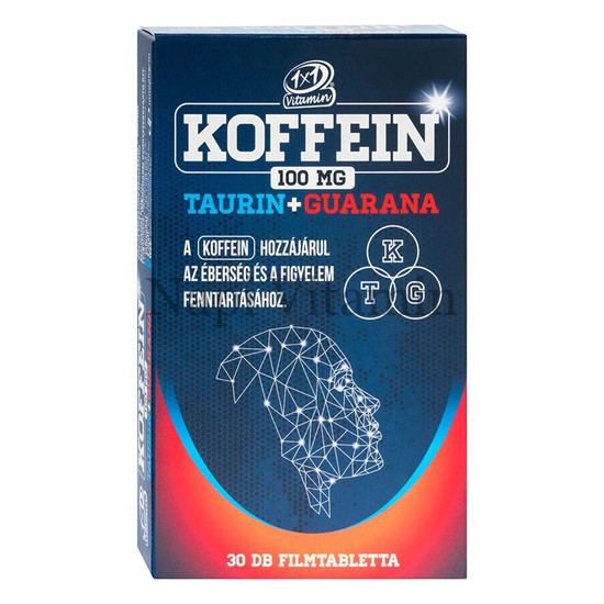1x1 Vitaday koffein taurin guarana filmtabletta 30x