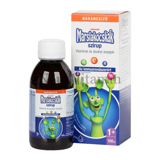 Walmark Marslakócskák szirup narancs ízű 150ml