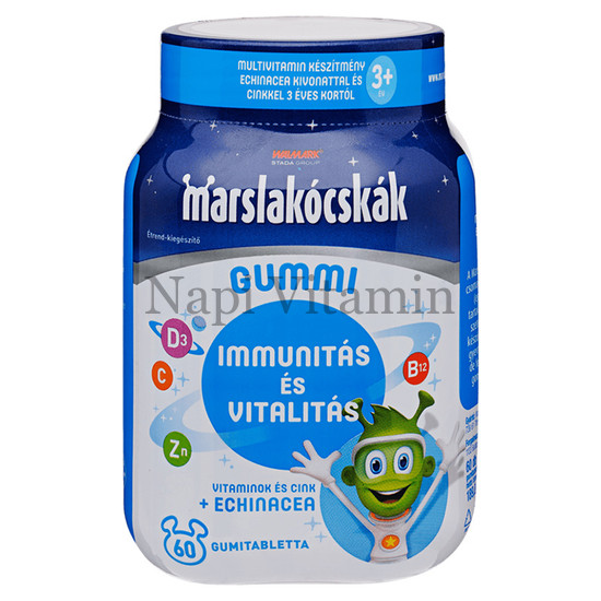Walmark Marslakócskák Gummi Echinacea 20mg gumitabletta 60x