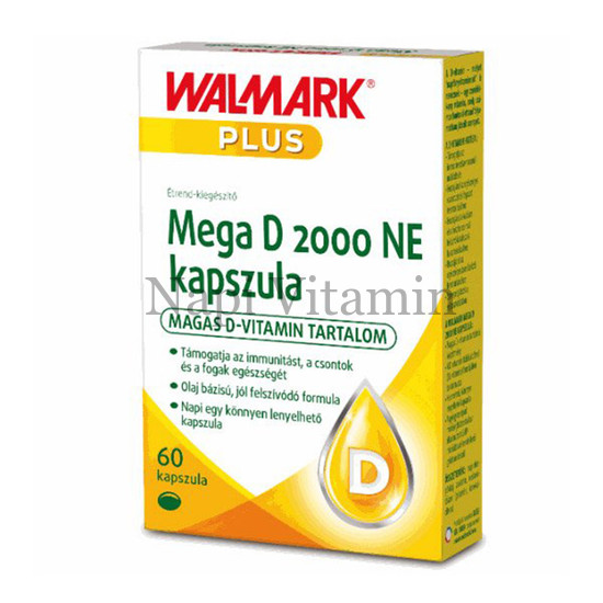 Walmark Mega D 2000 NE kapszula 60x